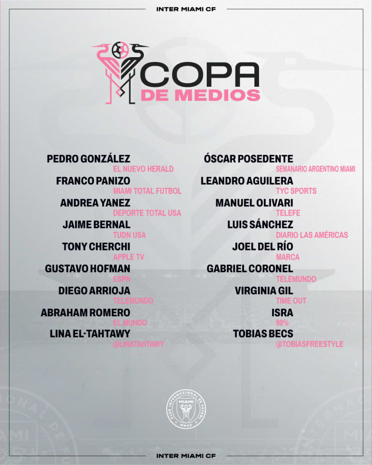 0026-IMCF - Copa de Medios - RosterWHITE TEAM